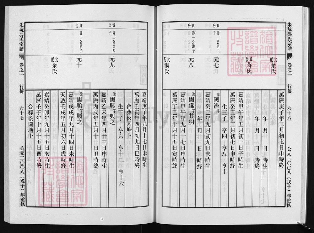 图片[7]-浙江兰溪朱坑冯氏宗谱电子版PDF下载-中华家谱网