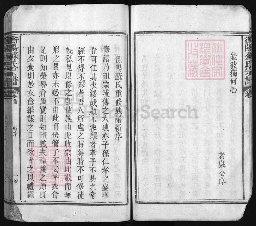 图片[2]-浙江兰溪衡阳苏氏宗谱（民国元年本）电子版PDF下载-中华家谱网