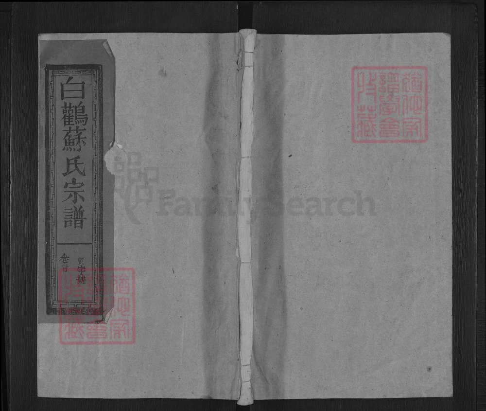 图片[1]-江西上饶白鹳苏氏宗谱电子版PDF下载-中华家谱网