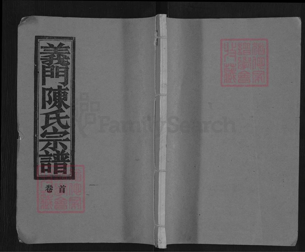 图片[1]-湖北武穴义门陈氏大成宗谱（大义堂）电子版PDF下载-中华家谱网