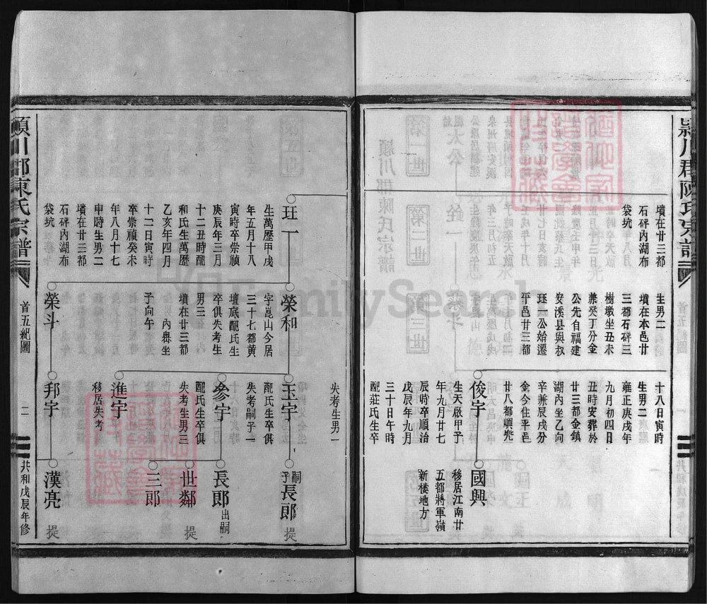 图片[6]-浙江温州平阳县颖川郡陈氏宗谱（聚星堂）电子版PDF下载-中华家谱网