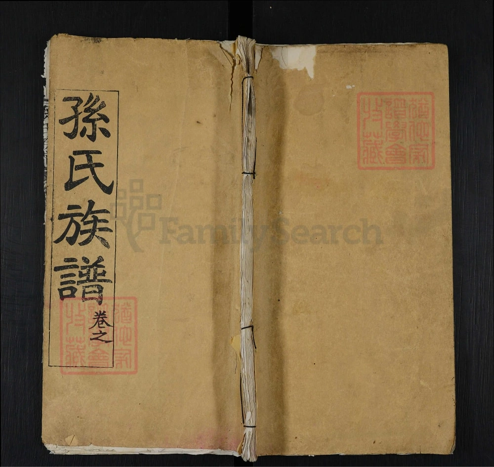 图片[1]-湖北武汉黄陂区孙氏族谱电子版PDF下载-中华家谱网