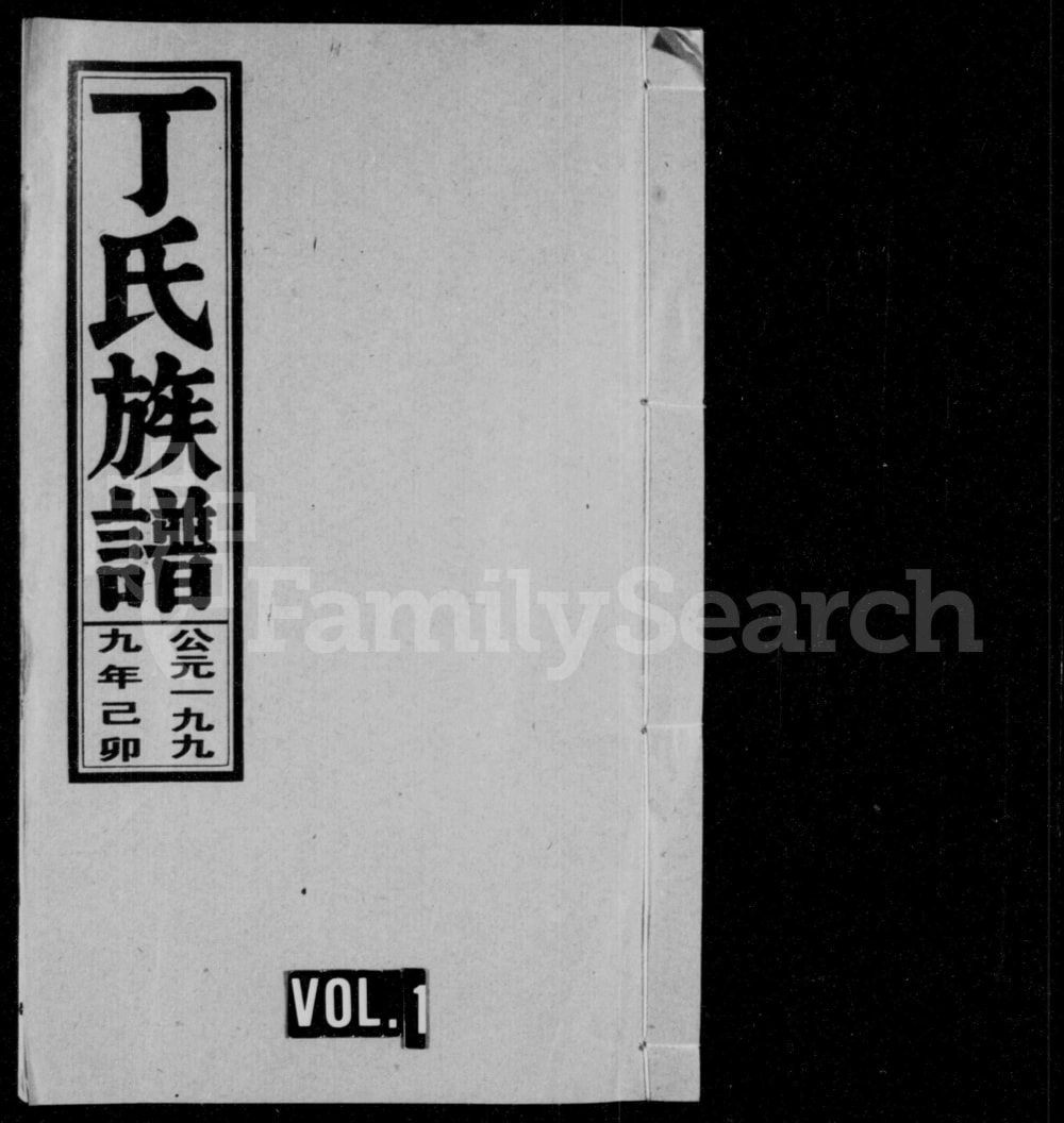 图片[1]-安徽怀宁丁氏族谱电子版PDF下载-中华家谱网