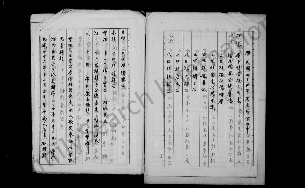 图片[4]-台湾台北杨氏祖谱电子版PDF下载-中华家谱网