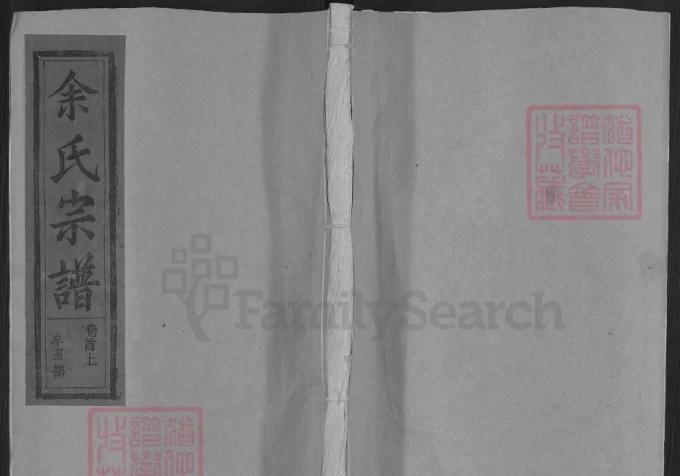 江西上饶广丰区芳塘余氏宗谱-中华家谱网