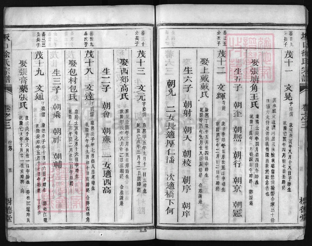 图片[8]-浙江兰溪坂口徐氏宗谱（树德堂）电子版PDF下载-中华家谱网