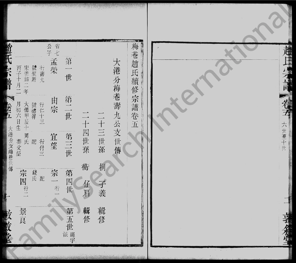 图片[5]-江苏无锡梅巷赵氏宗谱（惇叙堂）电子版PDF下载-中华家谱网