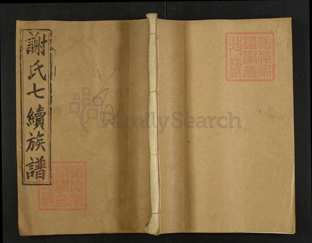 图片[1]-湖南邵阳黑田谢氏七续族谱（宝树堂）电子版PDF下载-中华家谱网