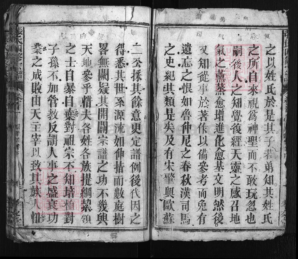 图片[3]-湖北蕲春张氏四修宗谱（孝友堂）电子版PDF下载-中华家谱网