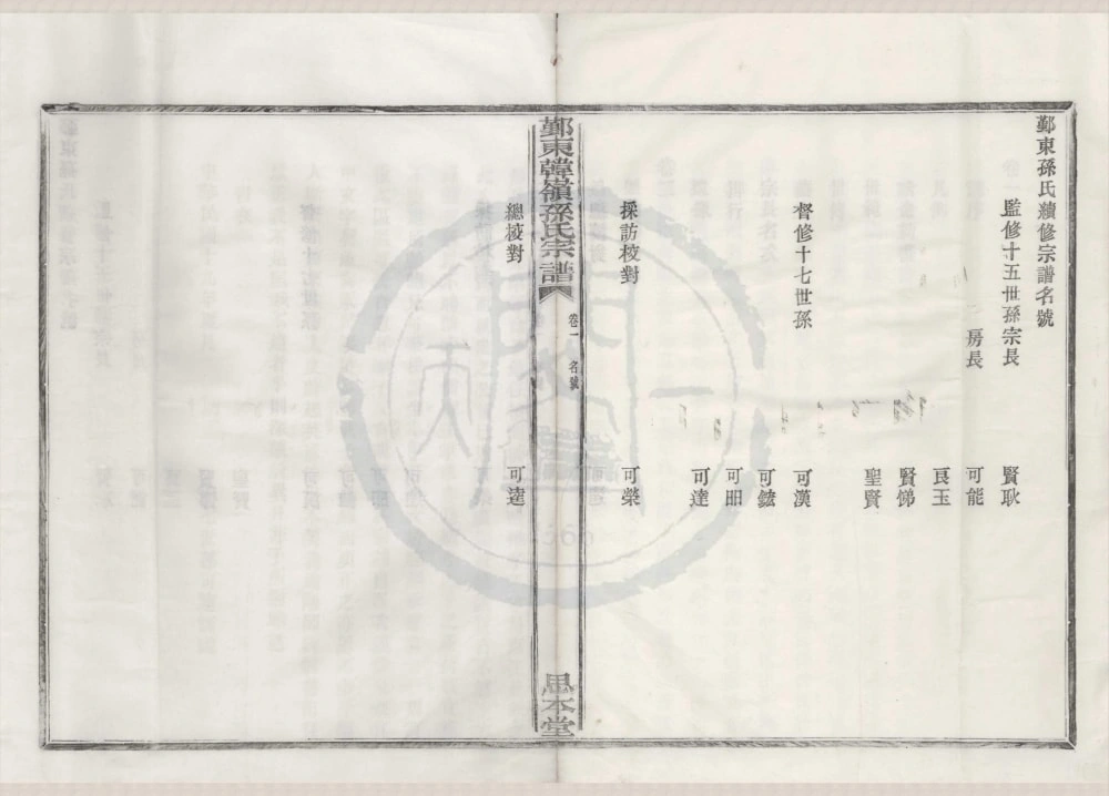 图片[3]-浙江宁波鄞州区鄞东韩岭孙氏宗谱（思本堂）电子版PDF下载-中华家谱网