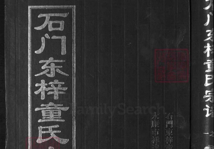 浙江永康石门东梓童氏宗谱电子版PDF下载-中华家谱网