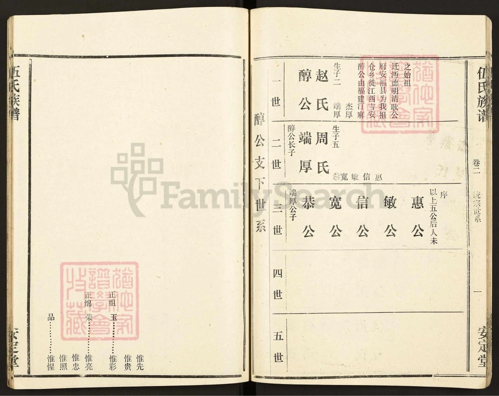 图片[4]-湖北仙桃洪湖伍氏族谱（安定堂）电子版PDF下载-中华家谱网