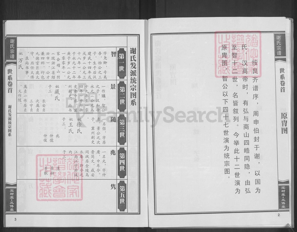 图片[5]-湖北黄冈谢氏宗谱（宝树堂、三传堂）电子版PDF下载-中华家谱网