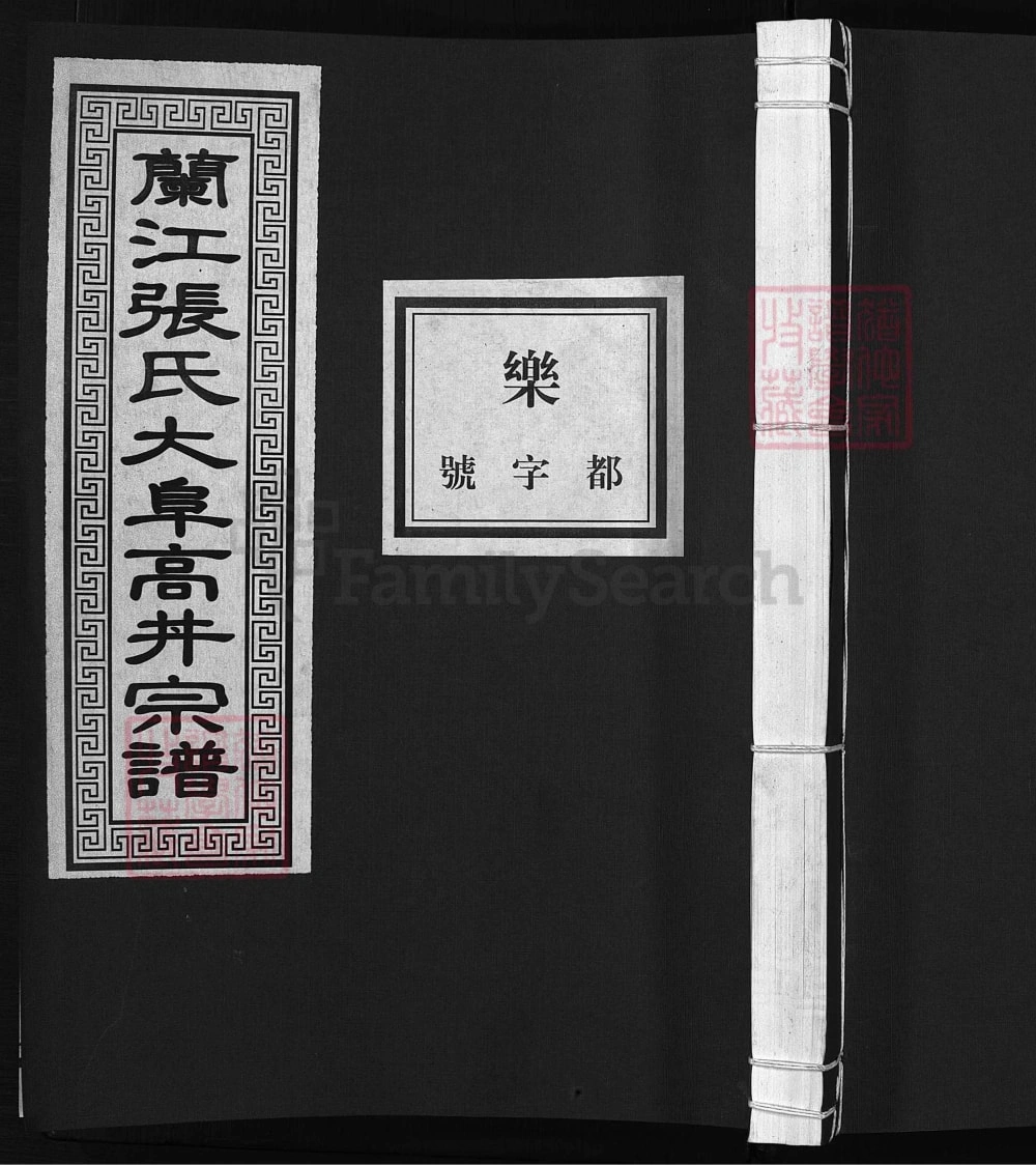 图片[1]-浙江兰溪兰江张氏大阜高井宗谱电子版PDF下载-中华家谱网