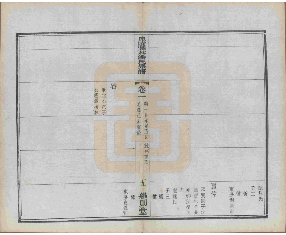 图片[8]-江苏常州毘陵棠林潘氏宗谱（维则堂）电子版PDF下载-中华家谱网