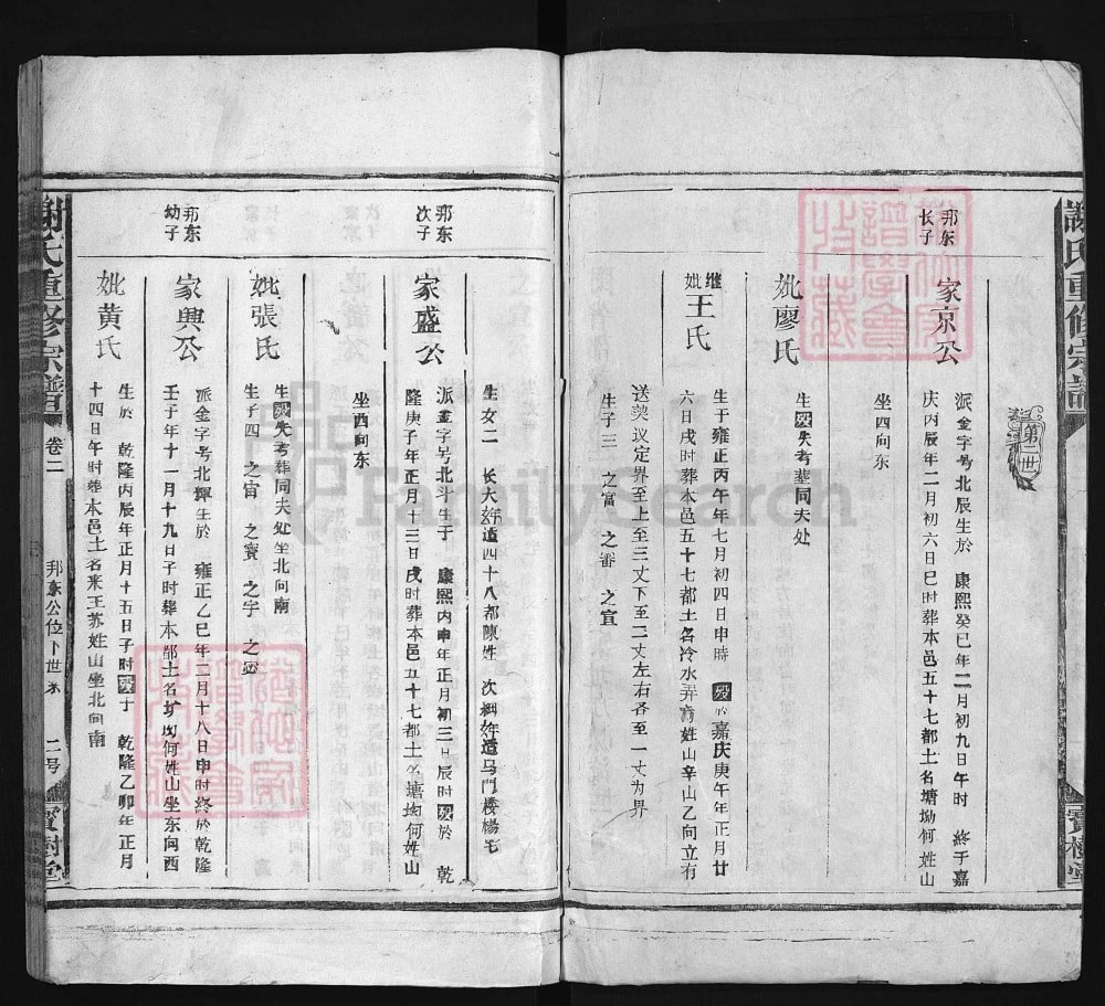 图片[7]-江西上饶谢氏重修宗谱（宝树堂）电子版PDF下载-中华家谱网