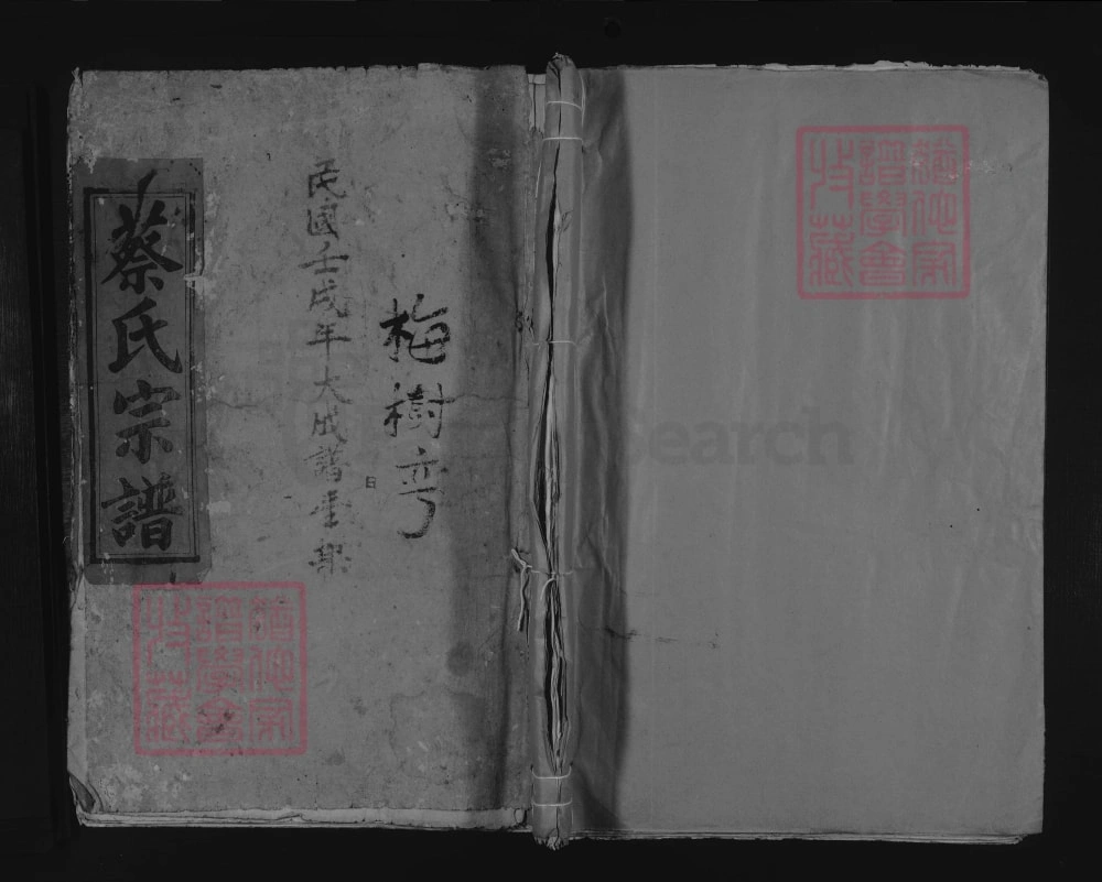 图片[1]-江西九江湖口蔡氏重修宗谱电子版PDF下载-中华家谱网