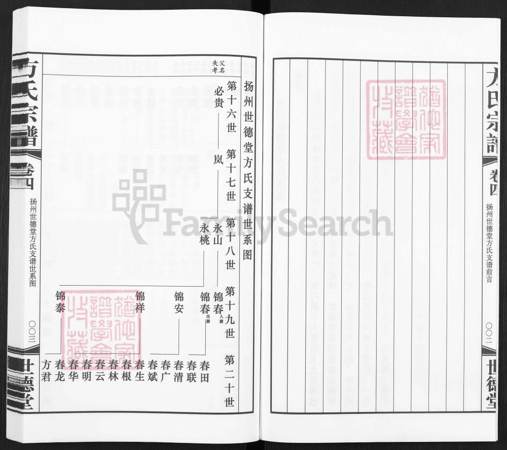 图片[4]-江苏扬州方氏宗谱（世德堂）电子版PDF下载-中华家谱网