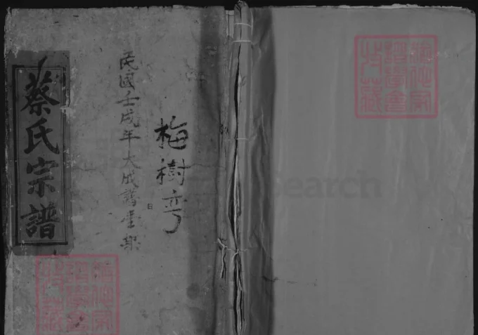 江西九江湖口蔡氏重修宗谱-中华家谱网