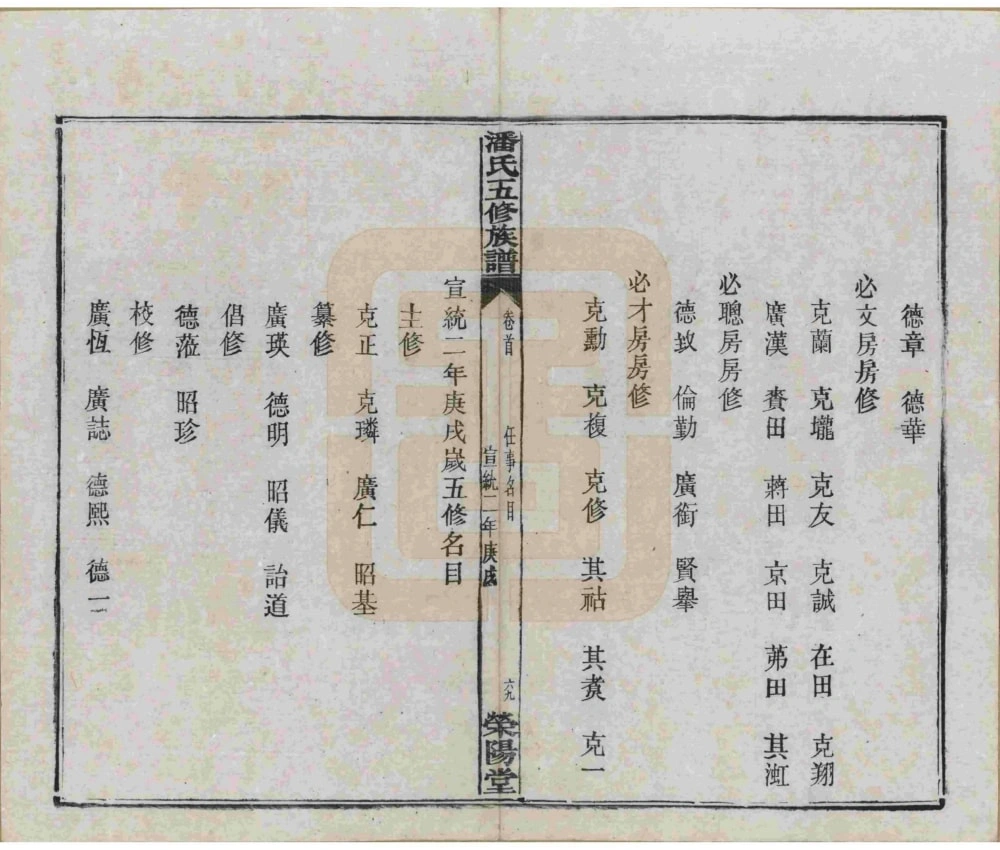 图片[4]-湖南湘潭潘氏五修族谱（荣阳堂）电子版PDF下载-中华家谱网