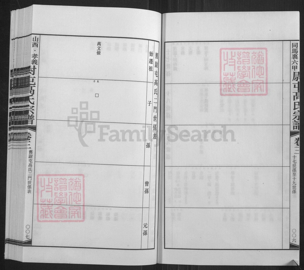 图片[4]-山西孝义同马里六甲尉屯高氏宗谱电子版PDF下载-中华家谱网
