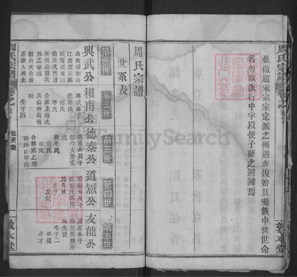 图片[5]-湖北麻城銕冈周氏宗谱（敦本堂）电子版PDF下载-中华家谱网