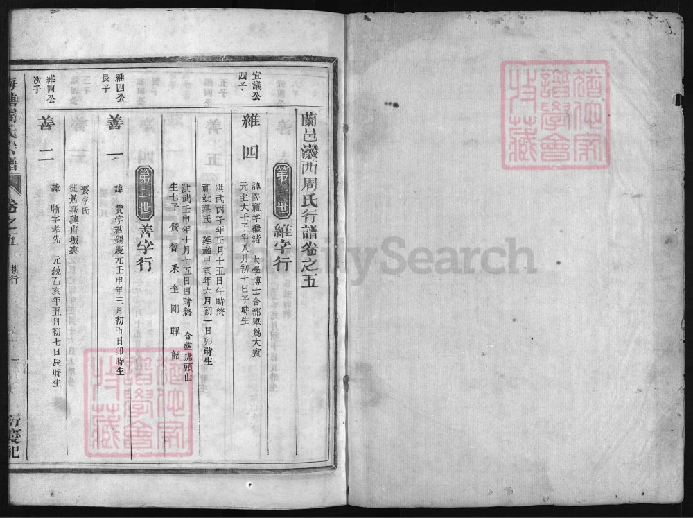 图片[6]-浙江兰溪梅塘周氏宗谱（余庆堂）电子版PDF下载-中华家谱网