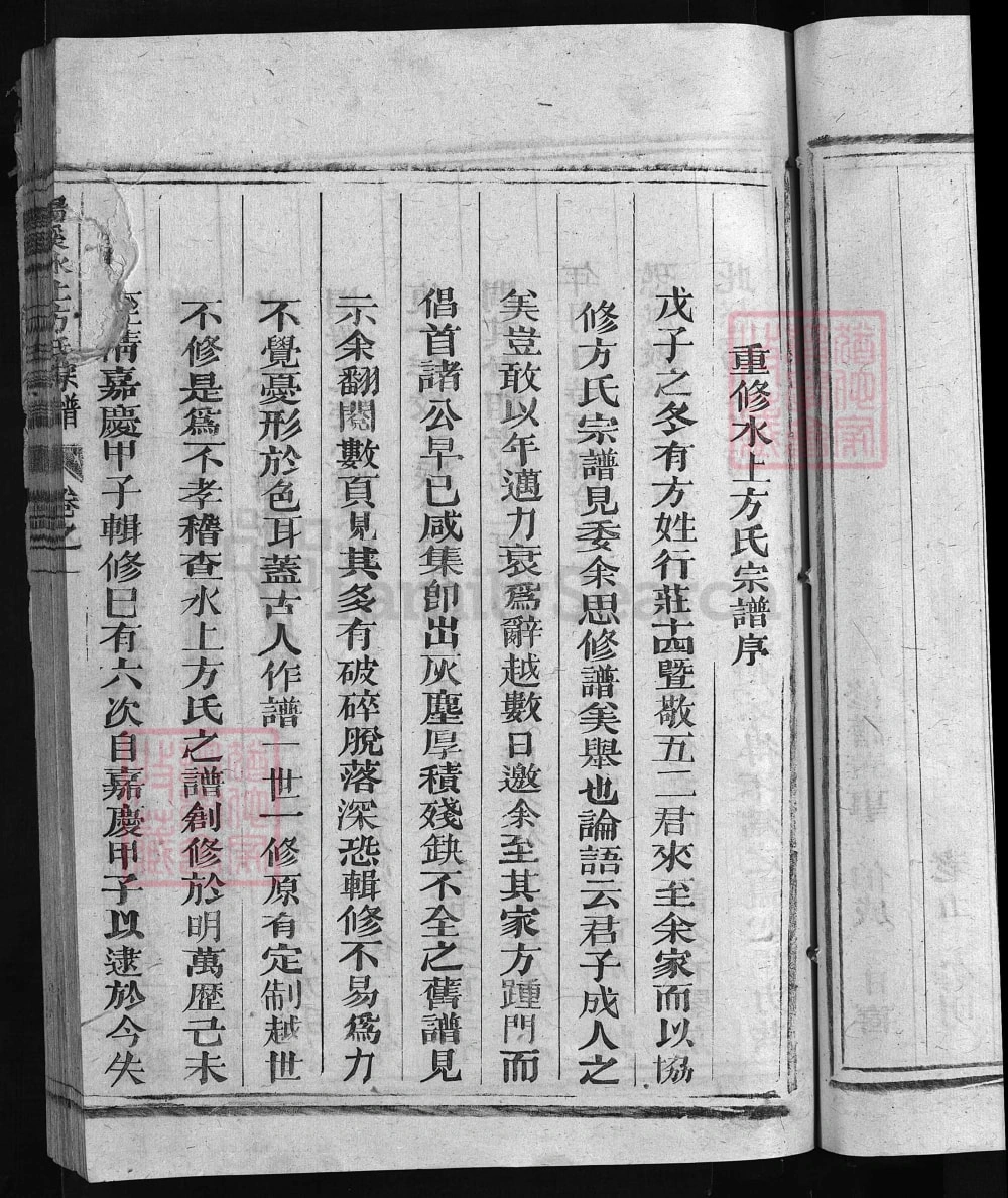 图片[2]-浙江金华汤溪水上方氏宗谱电子版PDF下载-中华家谱网