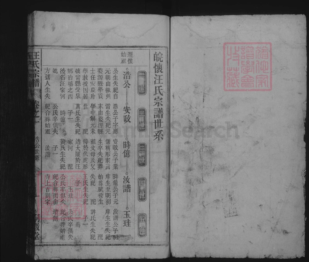 图片[5]-安徽怀宁汪氏宗谱（嗣徽堂）电子版PDF下载-中华家谱网