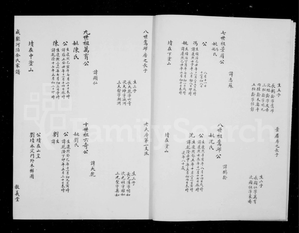 图片[3]-浙江绍兴咸欢河沿余氏家谱（敬义堂）电子版PDF下载-中华家谱网