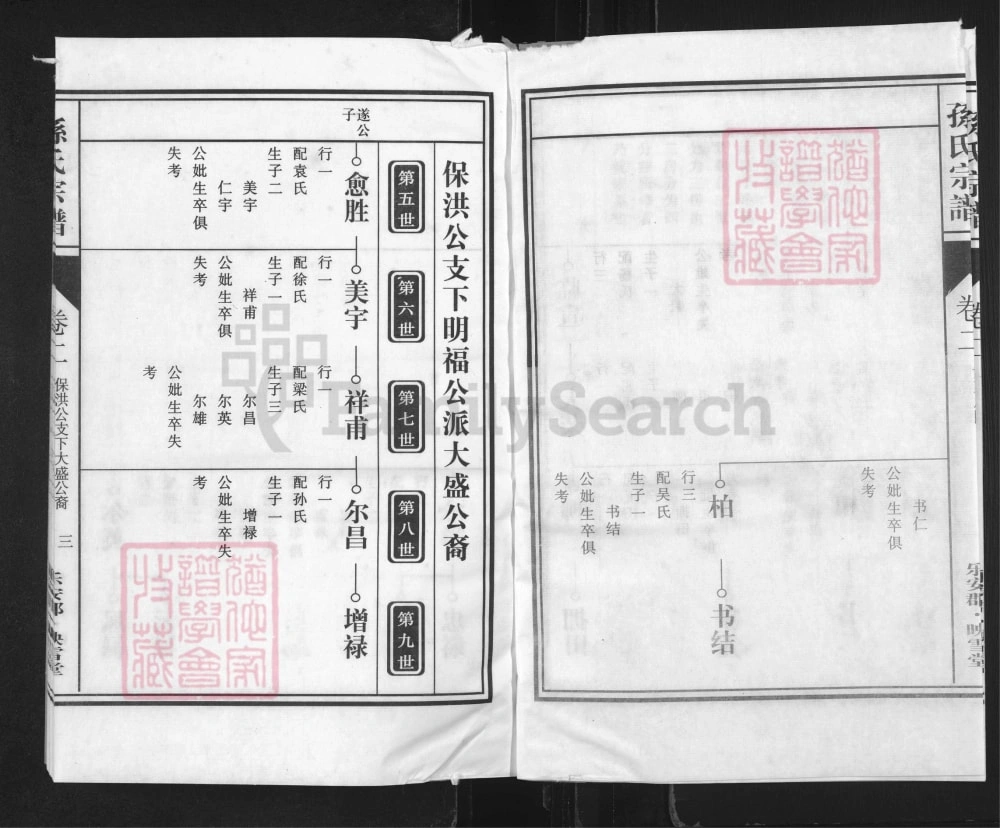 图片[4]-安徽合肥肥东县孙氏三修宗谱（映雪堂）电子版PDF下载-中华家谱网