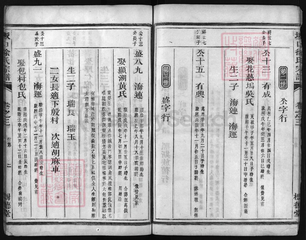 图片[5]-浙江兰溪坂口徐氏宗谱（树德堂）电子版PDF下载-中华家谱网