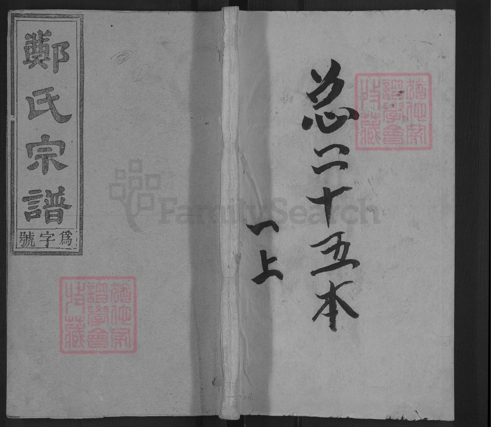 图片[1]-安徽桐城郑氏宗谱（诒瑞堂）电子版PDF下载-中华家谱网