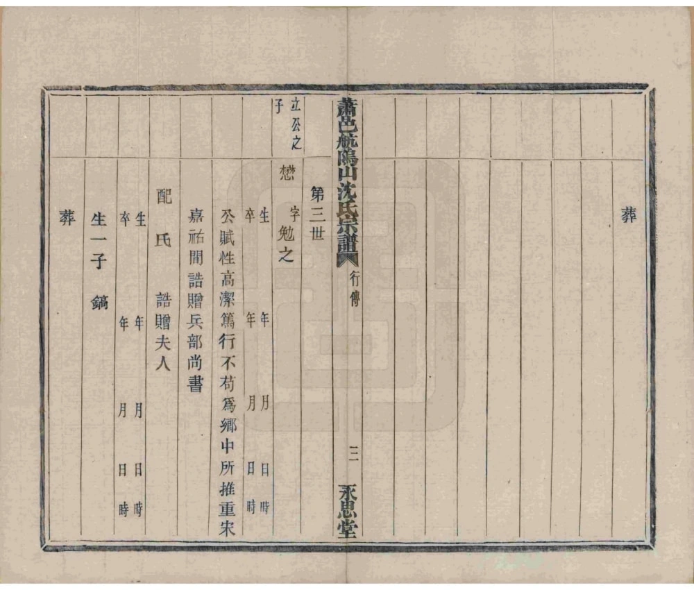 图片[8]-浙江杭州萧山区萧邑航隝山沈氏宗谱（永思堂）电子版PDF下载-中华家谱网