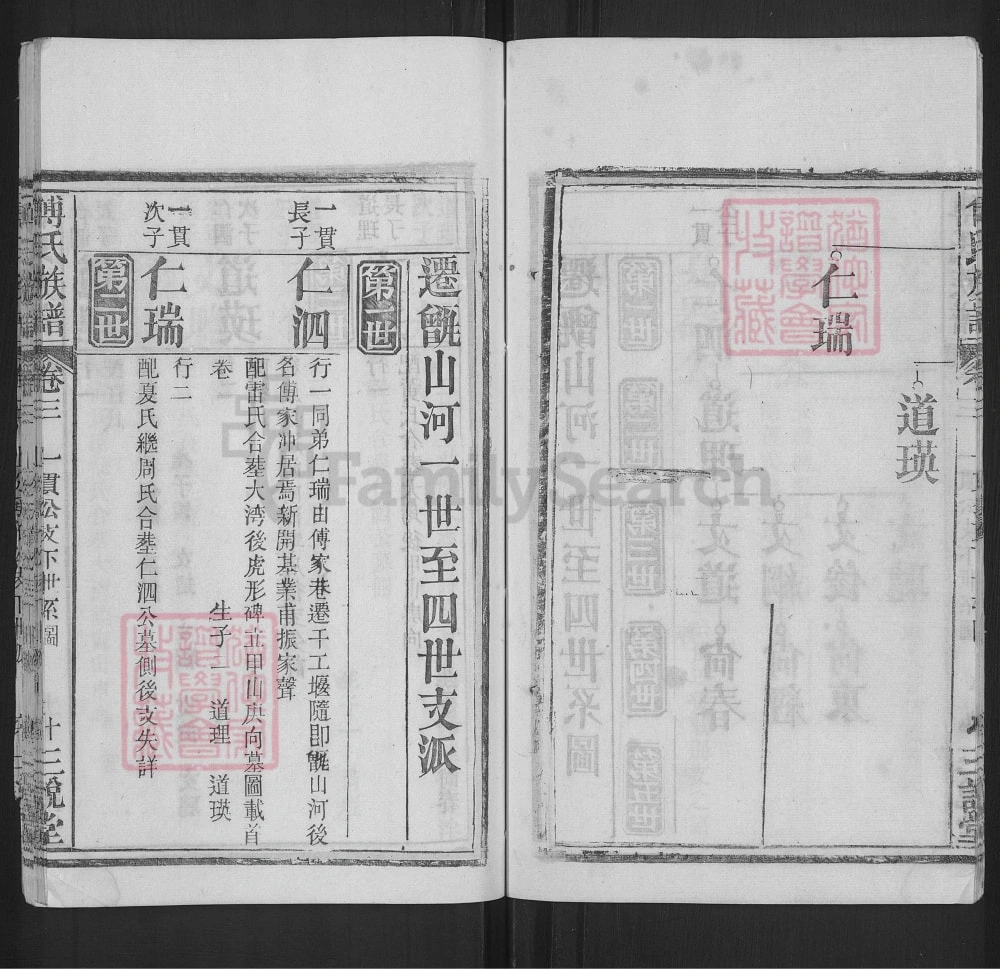 图片[6]-湖北麻城傅氏重修宗谱（三说堂）电子版PDF下载-中华家谱网