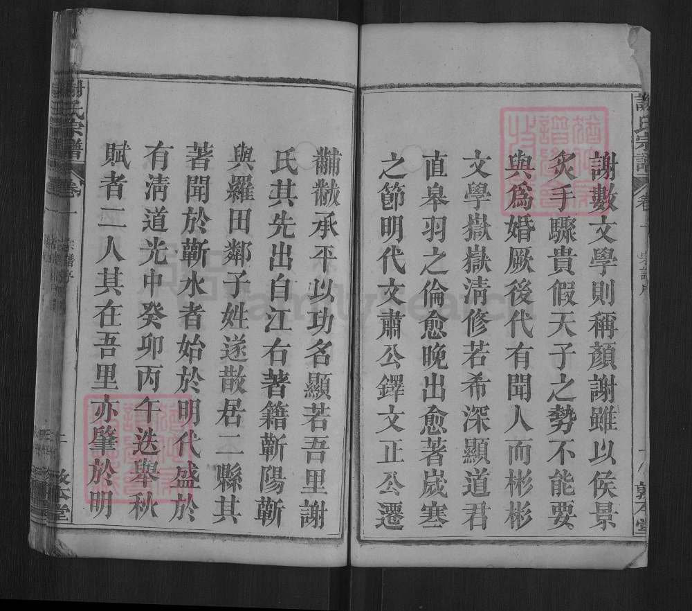 图片[4]-湖北罗田谢氏宗谱（敦本堂）电子版PDF下载-中华家谱网