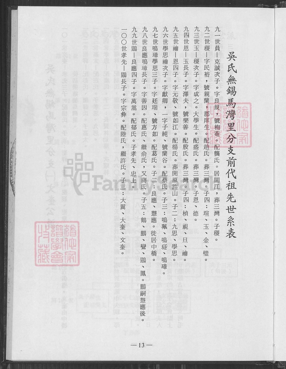 图片[8]-江苏吴氏无锡马湾里分支族谱（至德堂）电子版PDF下载-中华家谱网