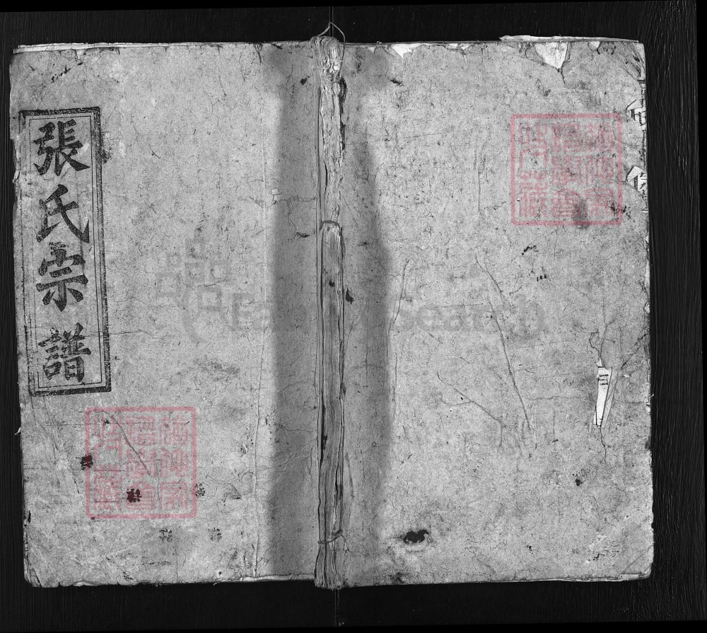 图片[1]-湖北蕲春张氏四修宗谱（孝友堂）电子版PDF下载-中华家谱网