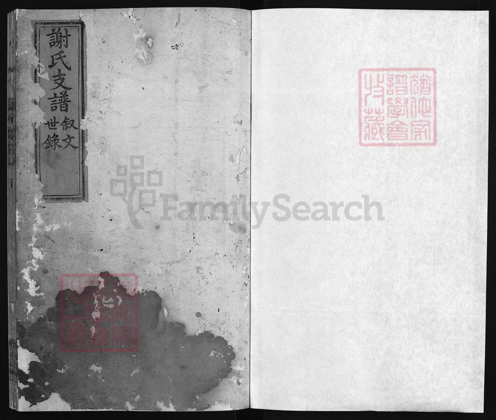 图片[1]-江西吉安遂川县龙泉下围谢氏支谱（孟德堂）电子版PDF下载-中华家谱网