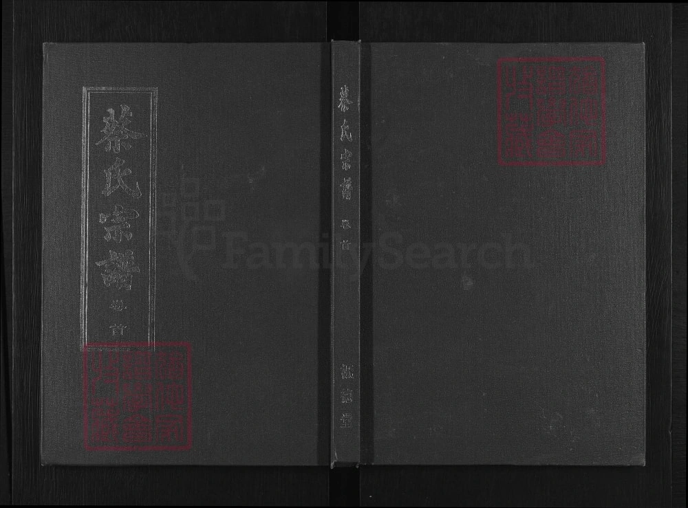 图片[1]-湖北黄冈红安蔡氏宗谱（祗德堂）电子版PDF下载-中华家谱网