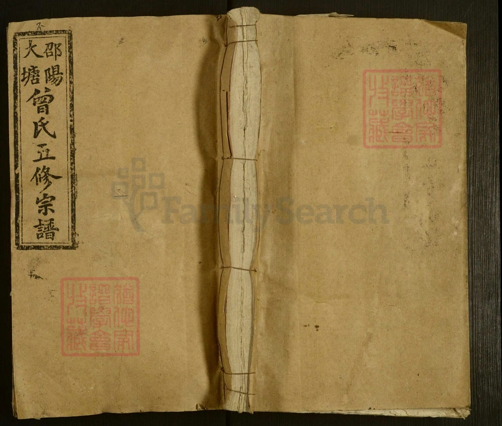 图片[1]-湖南邵阳新邵县曾氏南宗五修宗谱（忠恕堂）电子版PDF下载-中华家谱网