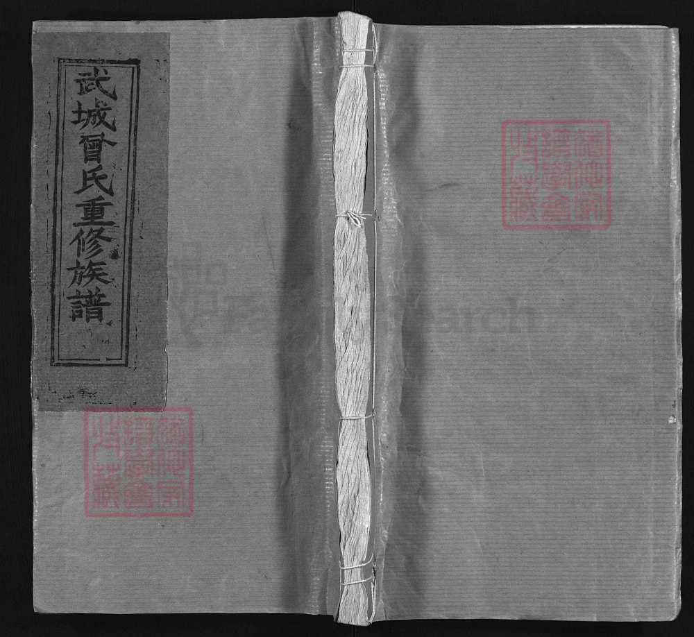 图片[1]-江西上饶武城曾氏宗谱电子版PDF下载-中华家谱网