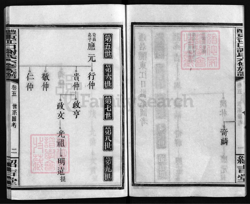 图片[6]-湖南醴陵醴东江口谢氏六修族谱（绍吉堂）电子版PDF下载-中华家谱网