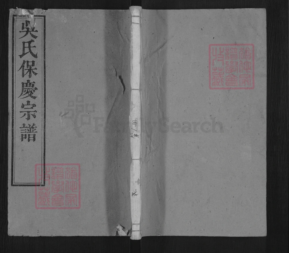 图片[1]-安徽桐城吴氏保庆宗谱电子版PDF下载-中华家谱网