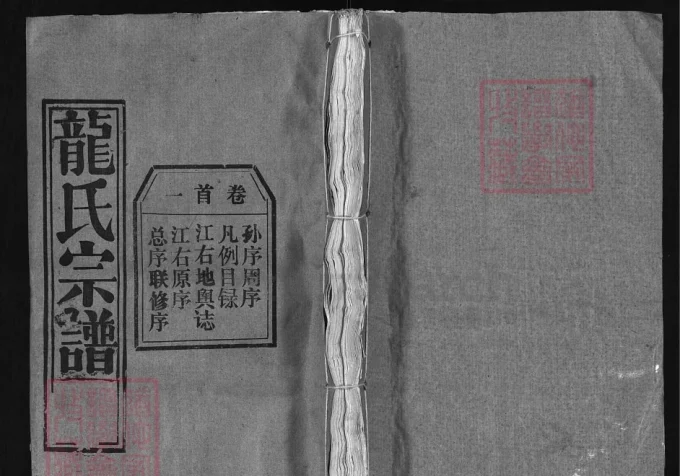 湖北黄冈龙氏宗谱（敦厚堂）-中华家谱网