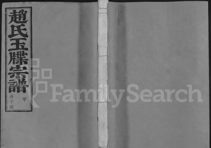 浙江新昌浚仪赵氏宗谱-中华家谱网
