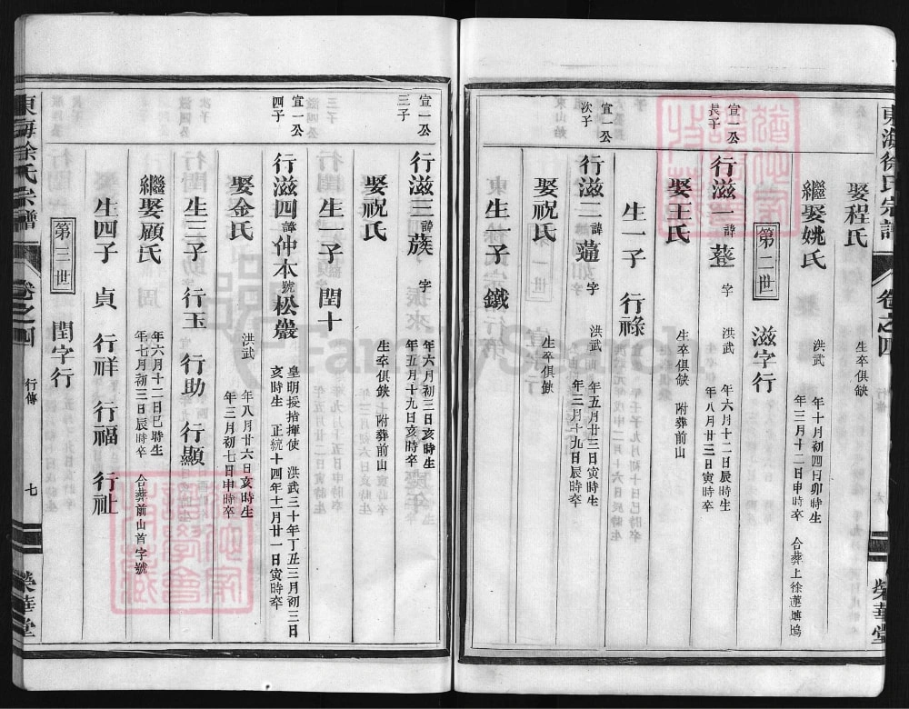 图片[7]-浙江兰溪东山徐氏宗谱（荣华堂）电子版PDF下载-中华家谱网