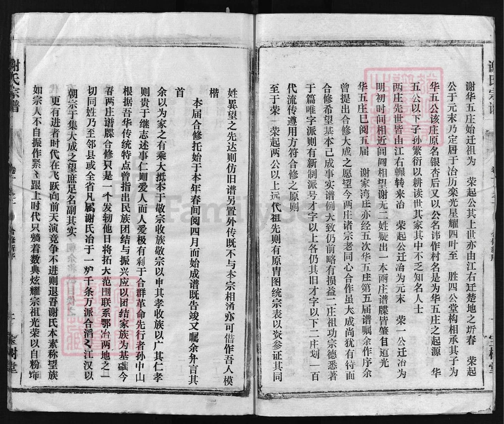 图片[3]-湖北大冶谢氏宗谱（宝树堂）电子版PDF下载-中华家谱网