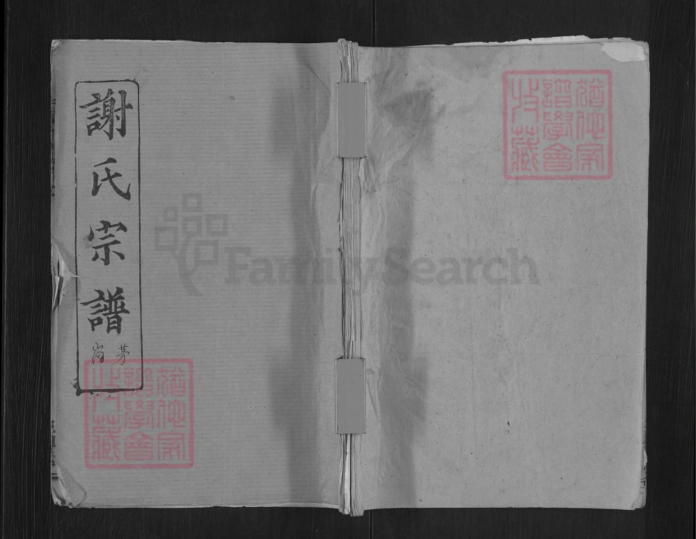 图片[1]-湖北黄冈谢氏宗谱（三传堂）电子版PDF下载-中华家谱网