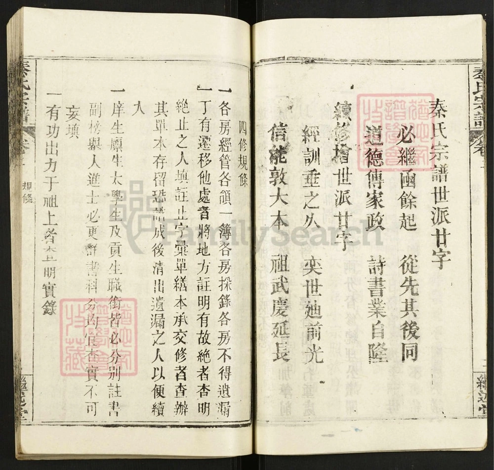 图片[6]-湖北黄冈秦氏宗谱（继述堂，1991年本）电子版PDF下载-中华家谱网